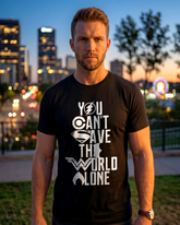 Justice League - You Can't Save The World Alone T-Shirt