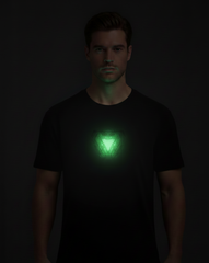 Iron-man - Glow in the Dark Arc Reactor T-shirt