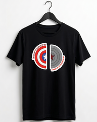Cap & Bucky - "I'm with you, Till the end of the line" Graphic T-Shirt