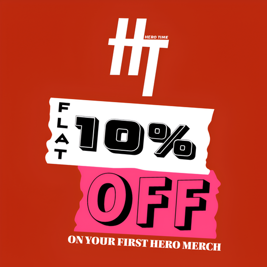 Flat 10% Off on your first Hero Product