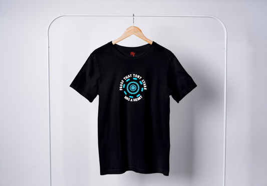 Iron-man - Glow-In-Dark Proof that Tony Stark has a Heart T-shirt