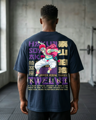 Akaza - Upper Rank Three - Demon Slayer Unisex Oversized T-Shirt