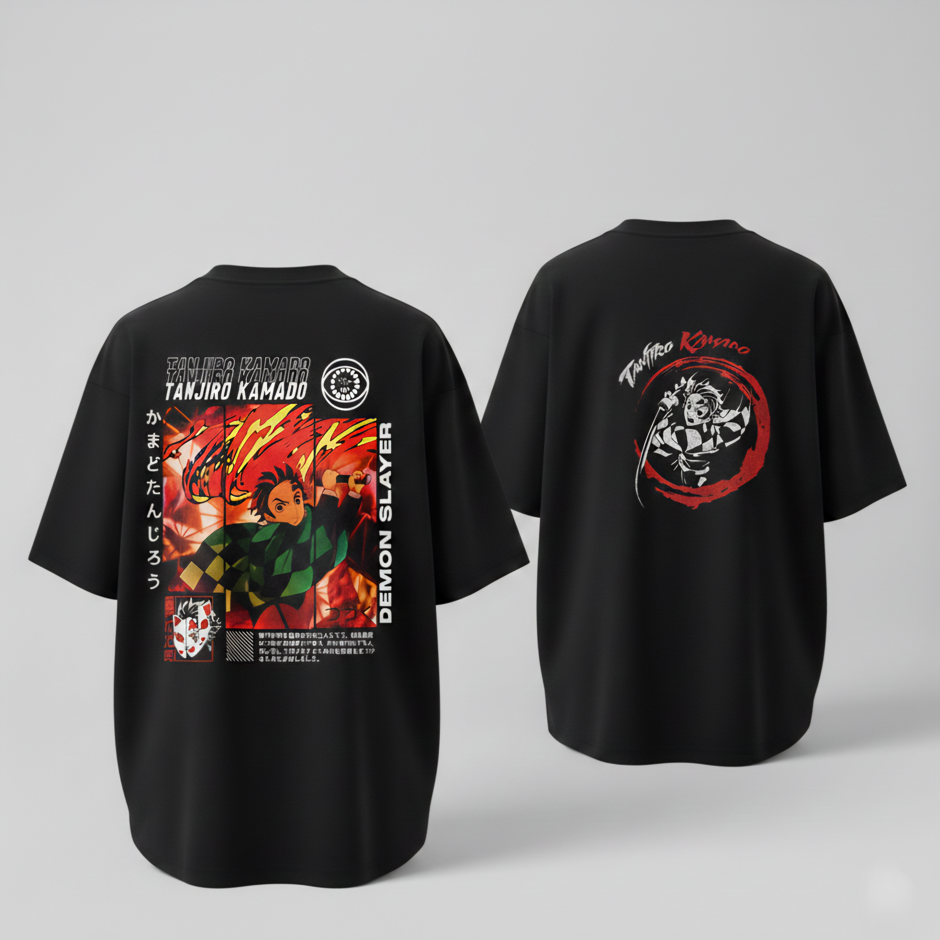 Tanjiro Kamado - Demon Slayer Unisex Oversized T-Shirt