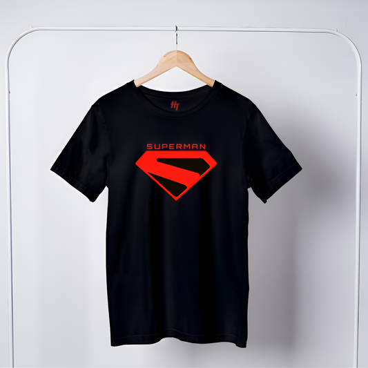 Superman - Red & Black Logo T-shirt