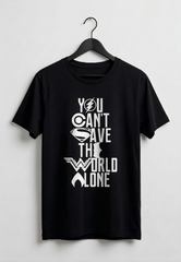 Justice League - You Can't Save The World Alone T-Shirt