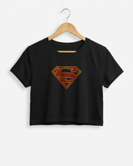Supergirl Crop Top For Women
