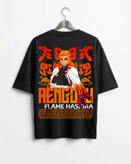 Rangoku Kyojuro - Demon Slayer Unisex Oversized T-Shirt
